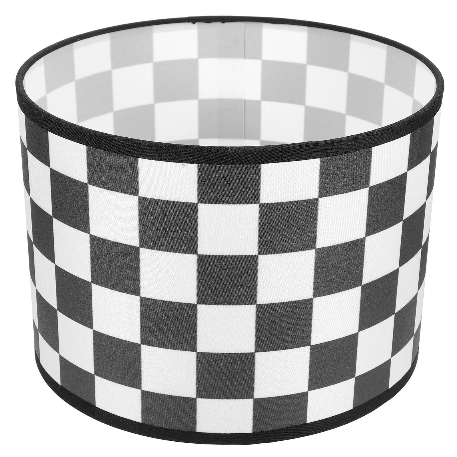 

Lampshades for Ceiling Lights Bedroom Linen Buffalo Plaid Adjustable Black Fabric Checkered Print