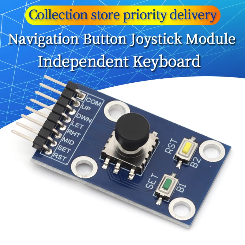 Five Direction Navigation Button Module for MCU AVR Game 5D Rocker Joystick Independent Keyboard for Arduino Joystick Module