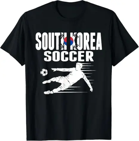 Patriotisches koreanisches Südkorea-T-Shirt, Flagge von Südkorea, koreanische Sportspiele, Sporttrikot, Fußball-Grafik-T-Shirt, Fußballkleidung – Detail 17
