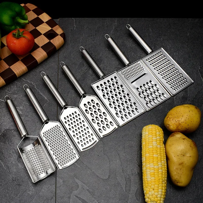 Multi-Purpose Cheese Lemon Grater for Fruit Vegetables Stainless Steel Potato Carrot Slicer Peeler Food Crusher Kitchen Gadgets