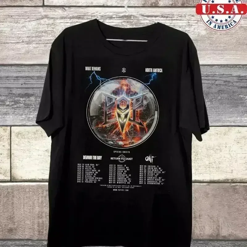 Pop Evil Band What Remains North America Tour 2025 T Shirt Full Size S 5Xl