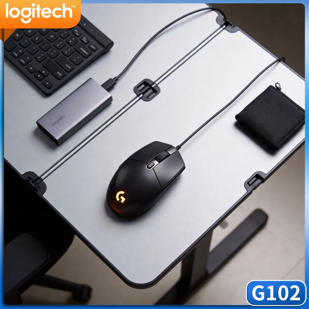 Logitech G102 Prodigy Gaming Mouse,Fast Sensor Reaction Speed,Track Rapid Cursor Movement Without Losing Positioning