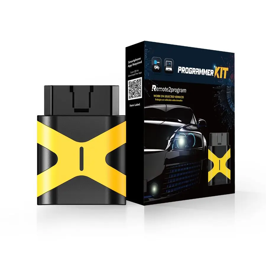 Llave DIY programación remota auto programable para Dodge Ford Toyota Chevy KIA Hyundai Honda modelo seleccionado para programar Fobik Blade