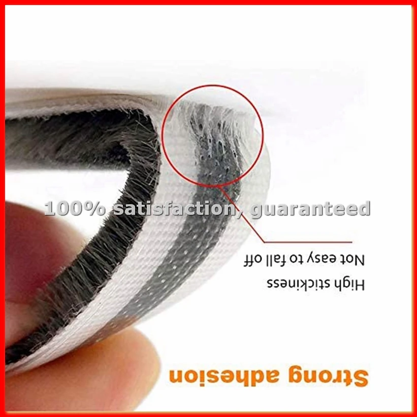 33Ft/10M Self Adhesive Seal Strip Weatherstrip for Doors Soundproofing,Windproof,Dustproof, 0.35 Inchx0.2 Inch-A68X