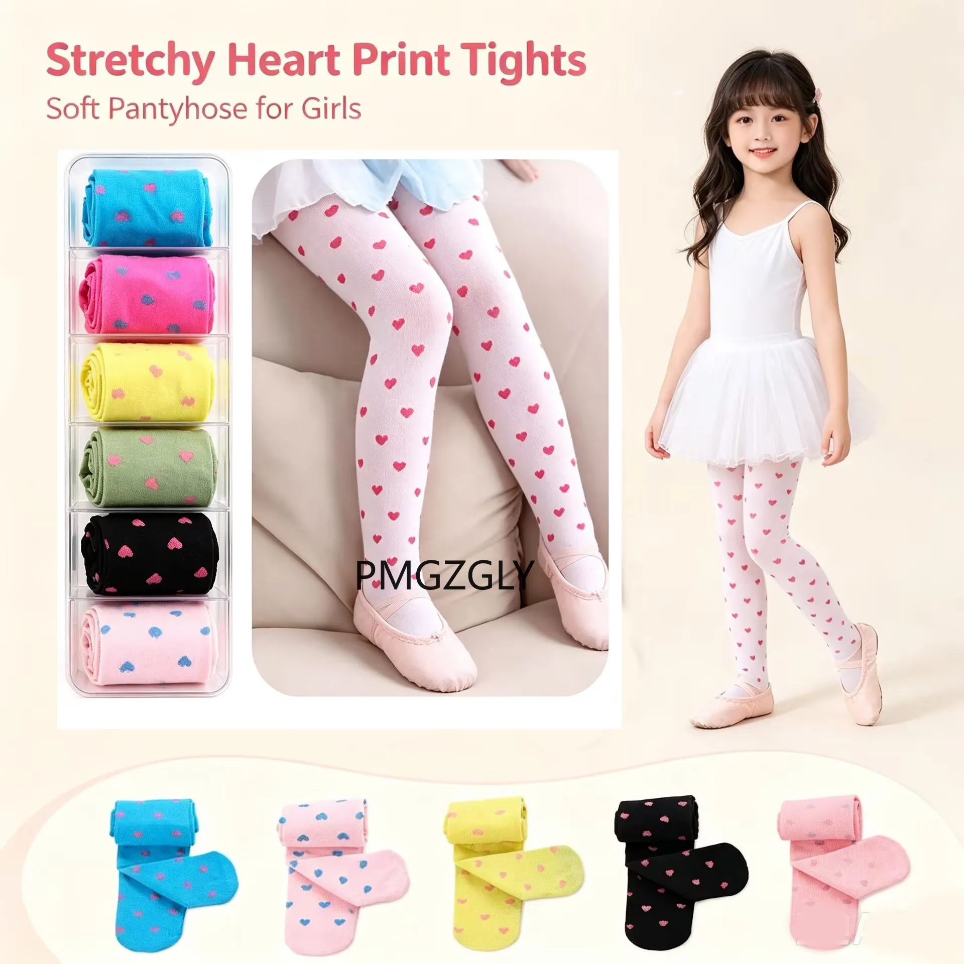 Big Dots Slimming Socks for School Shopping Candy Dots Pantyhose Spring Fall Jacquard Seamless Tight Hosiery