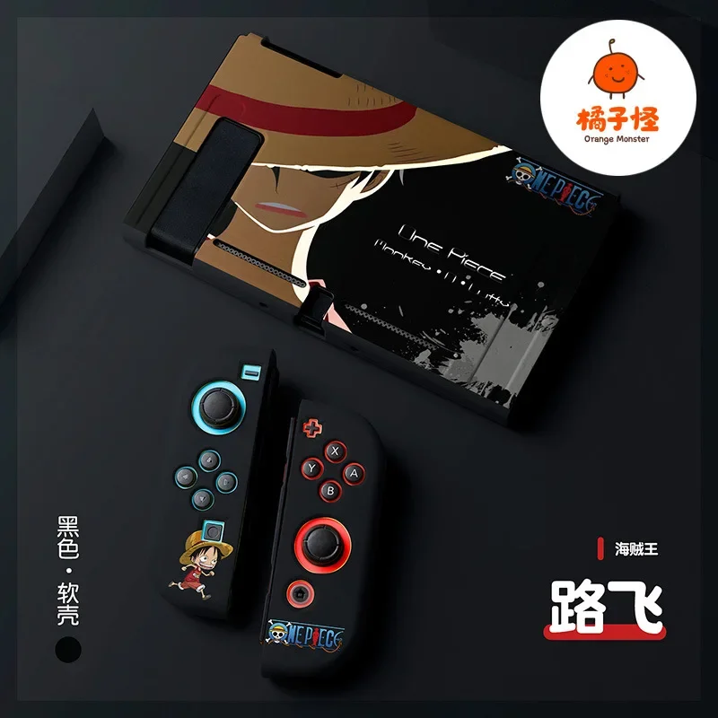 ONE PIECE Luffy Zoro TPU Soft Shell Schutzhülle für Nintendo Switch OLED Spielekonsole Joy Con Controller Geschenk – Detail 14