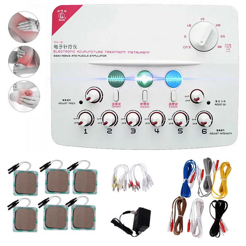 الوخز بالإبر الكهربائية EMS ، الوخز بالإبر ، محفز العضلات ، التردد المنخفض ، جهاز تدليك الجسم ، تدليك عشرات ، الاسترخاء ، العلاج الطبيعي
