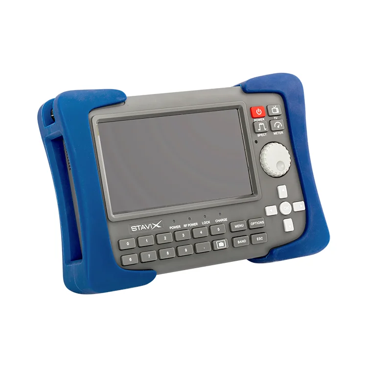 HEVC HD Pro Satellite 7 Inci + Terestrial + Cable Combo Signal Meter dengan Spectrum Analyzer & Constellation