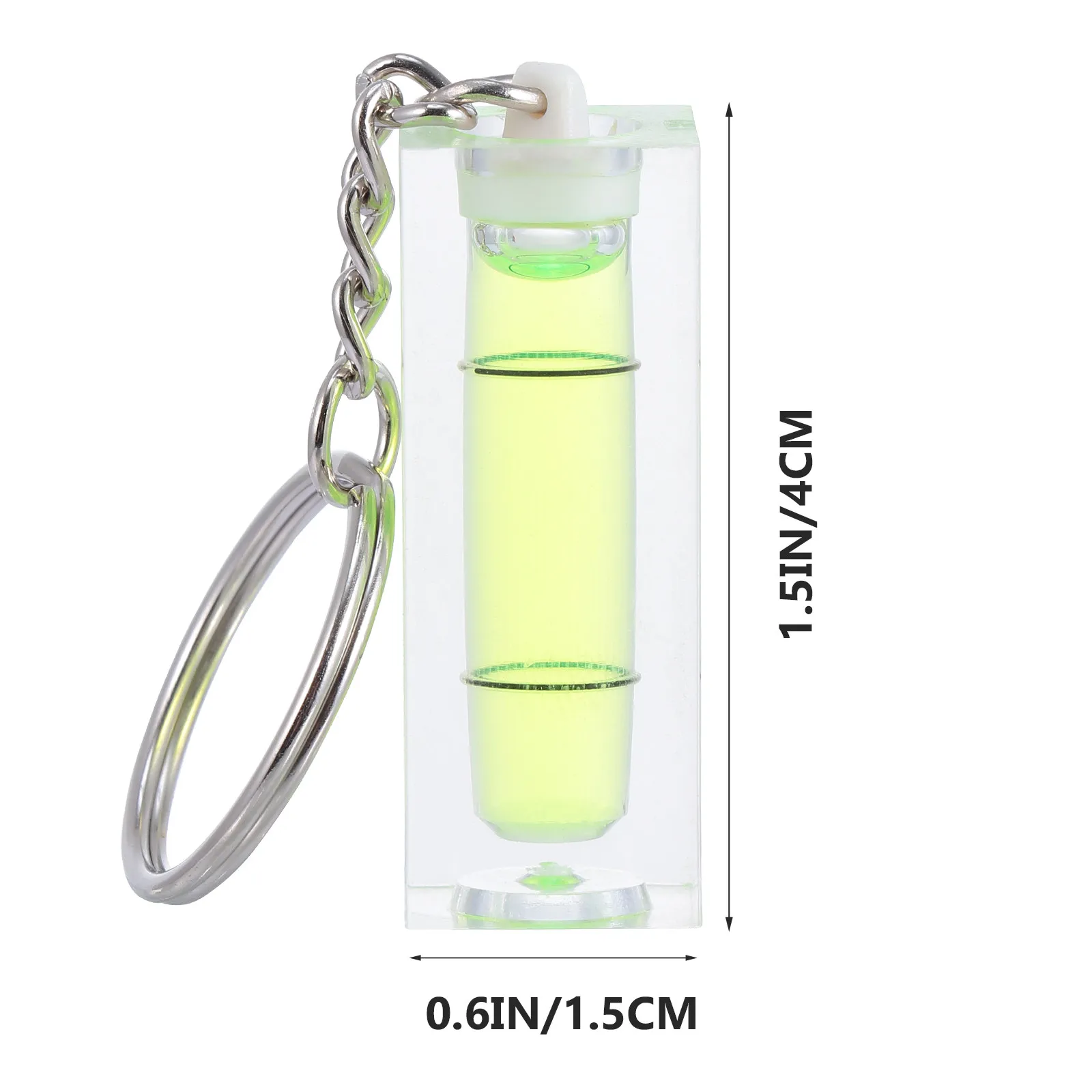 3Pcs Bubble Spirit Level Key Ring Mini Portable Keychain for Precise Angle Measuring Small Pocket Spirit Level Keychain view 4