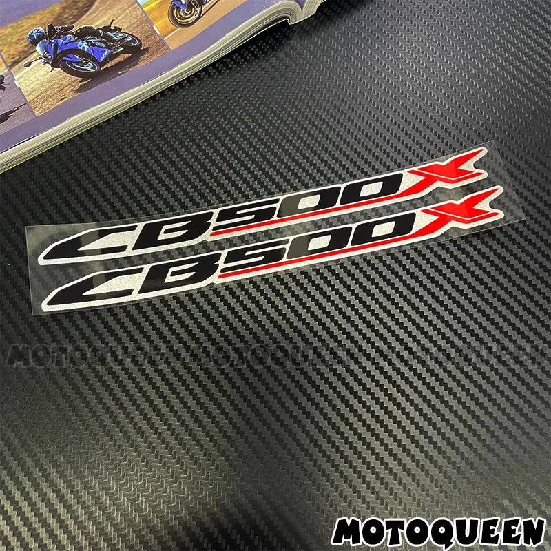 Motorcycle Tank Pad Stickers For CB500X CB500 CB 500X 500 Decals Reflective Wheels Shell Body Wind Decor Label Logo Emblem