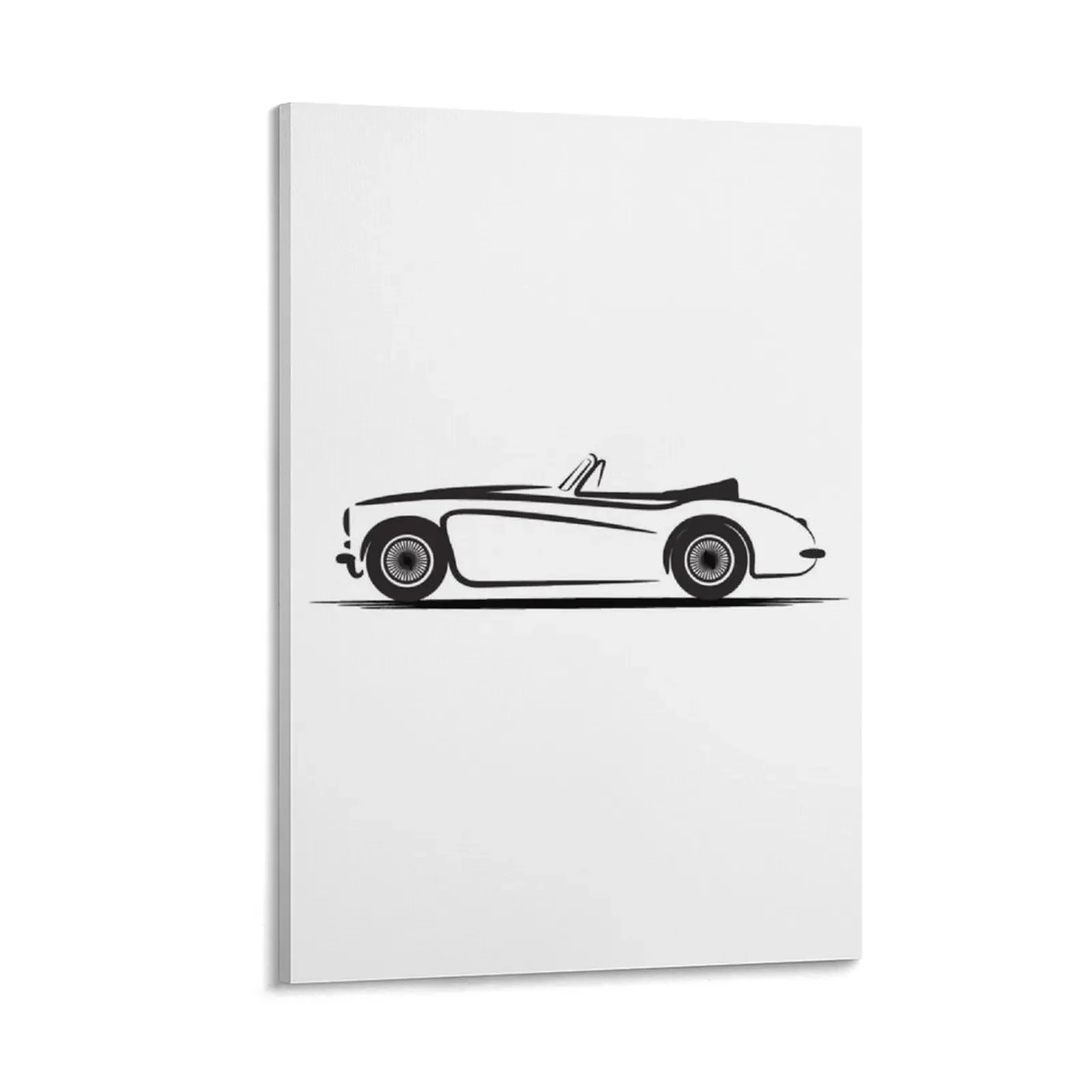 Austin Healey 3000 MK II Black Canvas Painting home decorations and organization canvas wall art