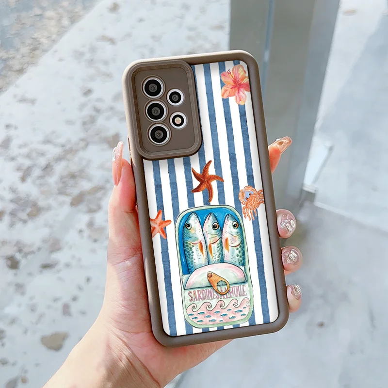 Cartoon Ocean Life Theme Strip - Phone Cases Oppo review and price