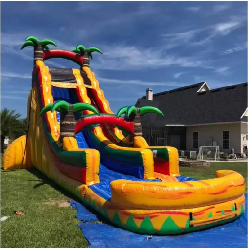 

Commercial Giant waterslide Pool Bounce House bubble games bouncy Castle Large Playground Adults Inflatable Water Slide