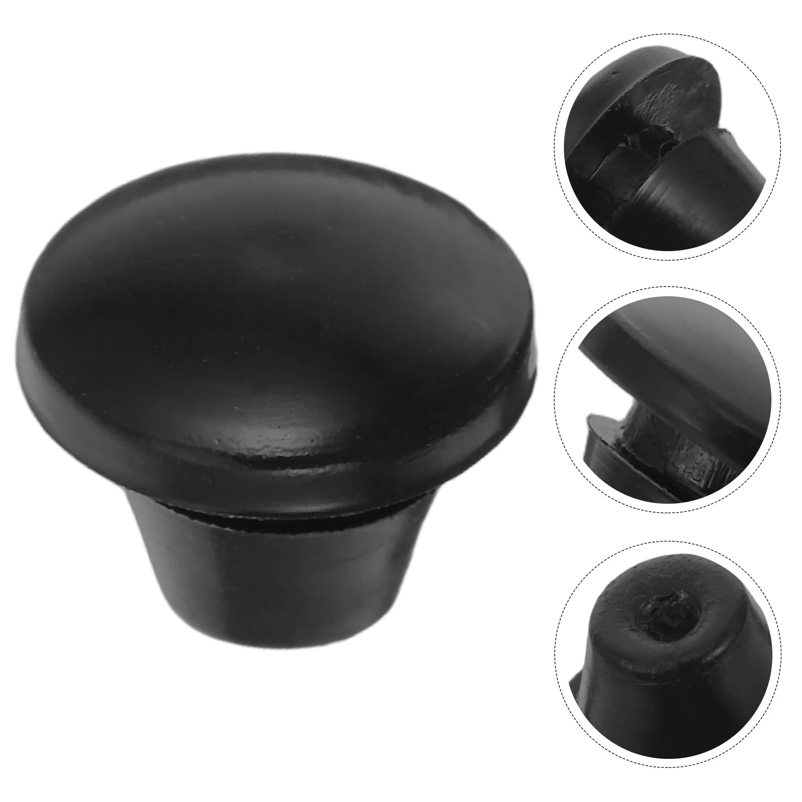 

20pcs Rubber Bumper Protectors Sealing Plugs Furniture Screw Hole Plugs Rubber Small Hole Stoppers Replacement Leakproof Easy