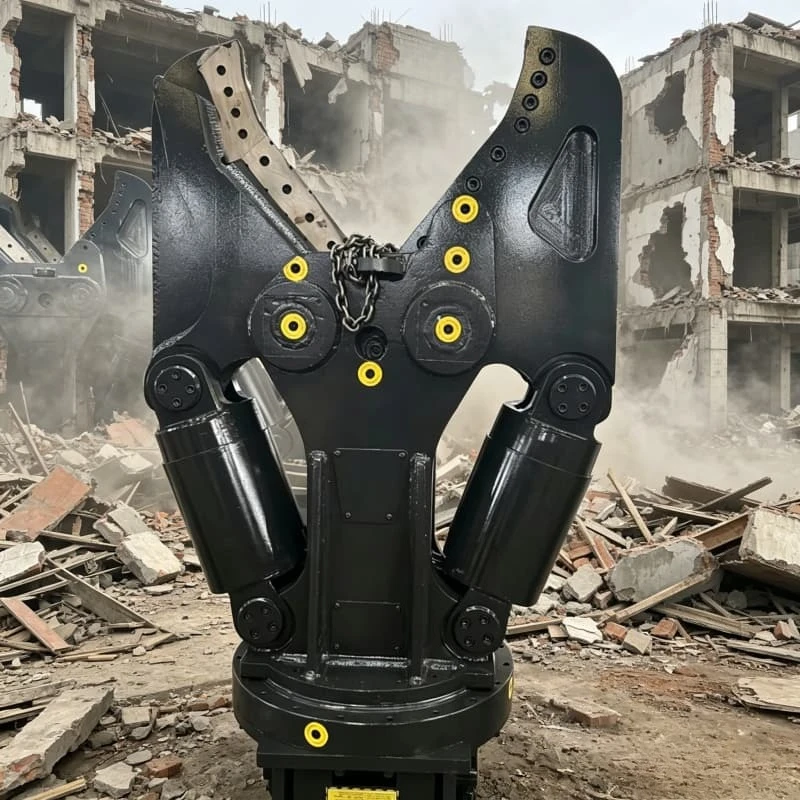High Altitude Cutting Hydraulic Shear Excavator Dual Cylinder Demolition Tool Steel Structure Dismantling Customized Lightweight