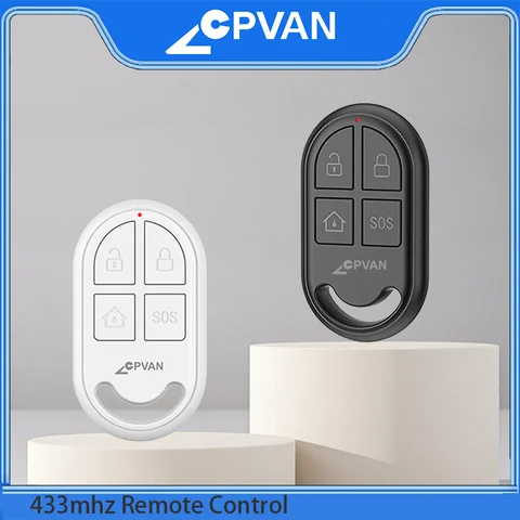 CPVAN 433Mhz Remote Control only for CP2 Pro/CP2W/CP9/CP10/CP10 Pro/CP10 Pro LoRa Home Alarm System