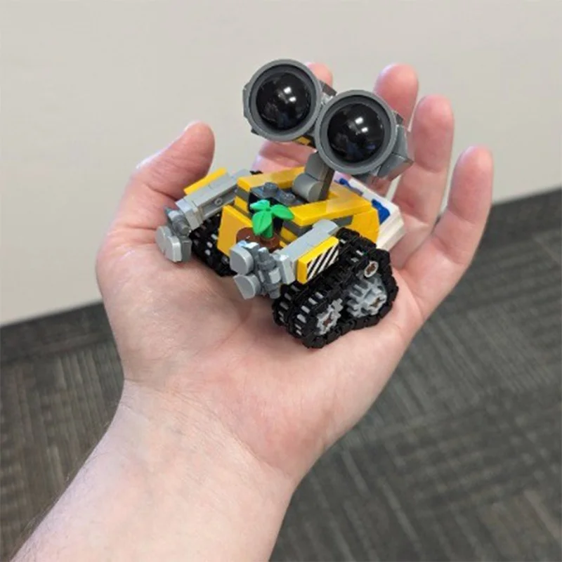 222 قطعة MOC جدار صغير E Disneienyed نموذج اللبنات العمارة تجميع لعبة إبداعية الطوب الاطفال هدايا عيد الميلاد عيد الميلاد #4