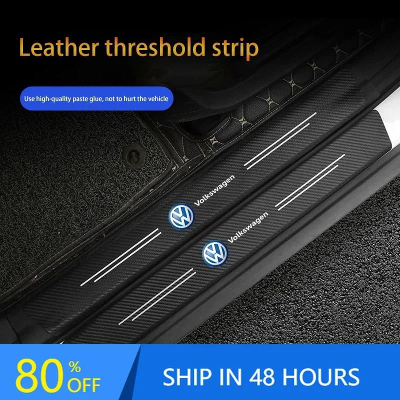 

Наклейки-защита на пороги для автомобилей VW Volkswagen 2026 года: Passat, Tiguan, Golf, Bora, Jetta
