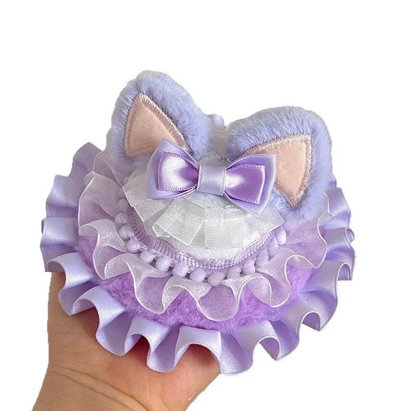 1PC Flat Hat Rabbit Ears Top Hat Headscarf Original Lolita Pink Cute Versatile Elegant Headwear Clothing Accessories