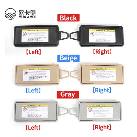 Car Accessories Replacement Auto Interior Car Sun Visor Shade Mirror Board Makeup Mirror Cover for Mercedes Benz S-Class W220