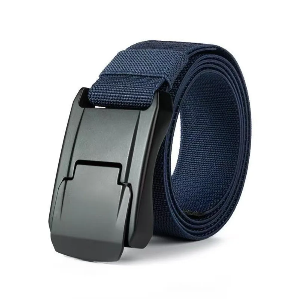 

Прочный мужской эластичный ремень с быстросъемной пряжкой, унисекс, из прочной нейлоновой тесьмы, регулируемый