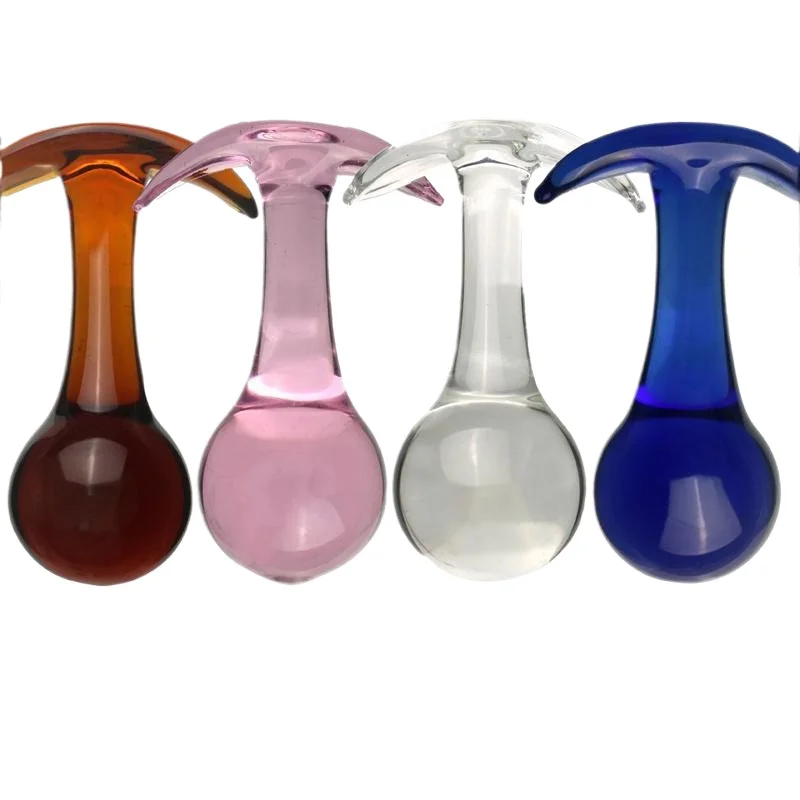 Anus Backyard Beads Crystal Glass Anal Plug Adult Masturbation Products Prostate Massager Pleasure Wand Erotic Toys For Couples