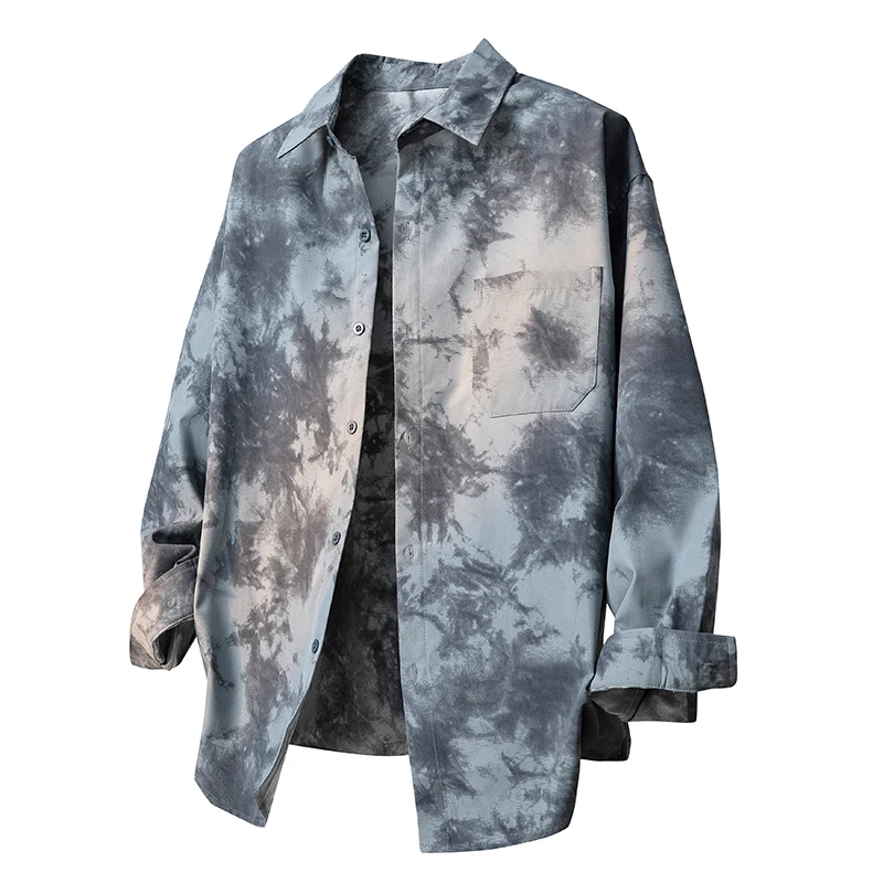 

Men's Printed Camouflage Gradient Shirt New Designer Casual Wear Soft Comfortable Long Sleeve Shirt for Men Loose Fit 5XL