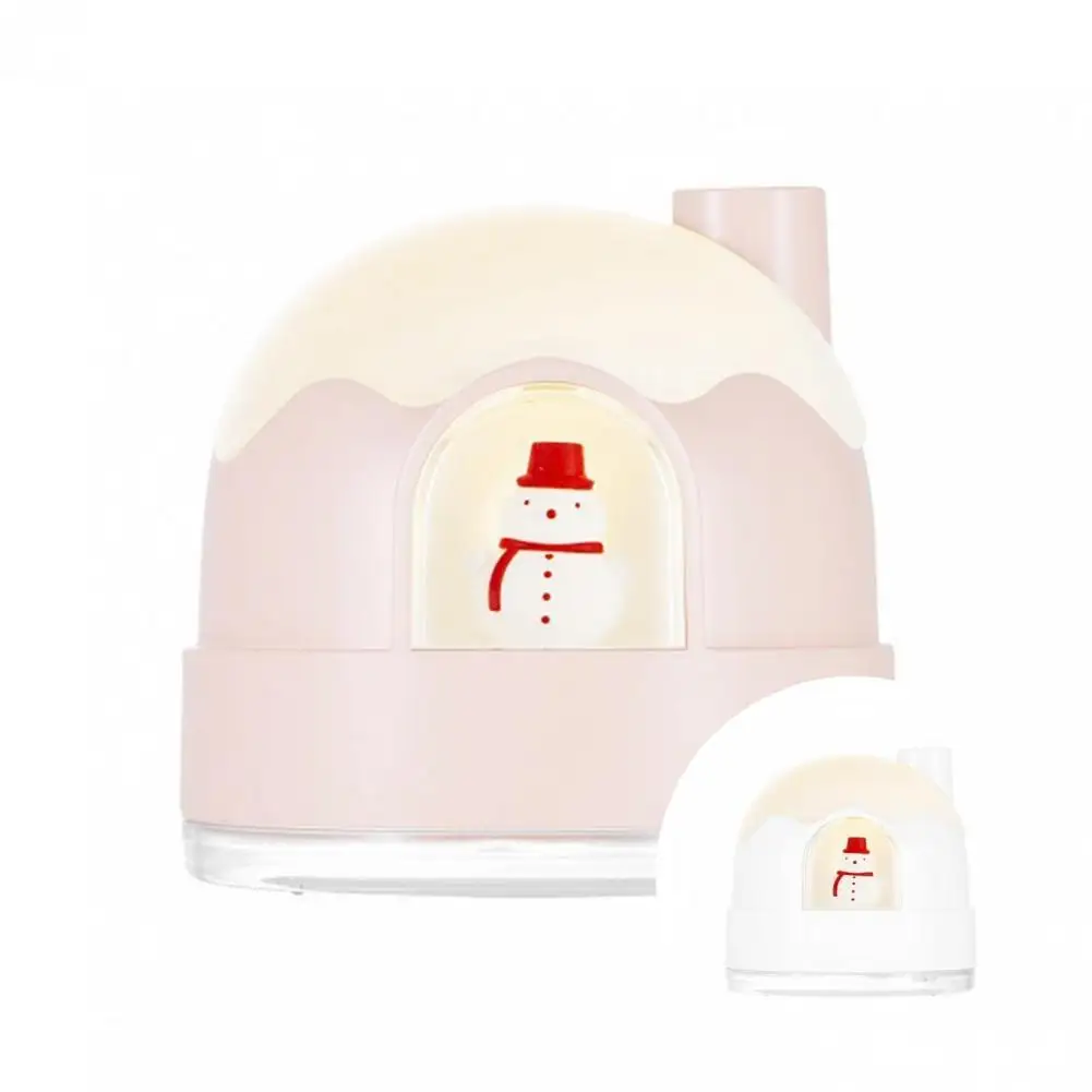 350ml Practical Humidifier  Lightweight Compact Mini Humidifier  Adorable Snow House Humidifier