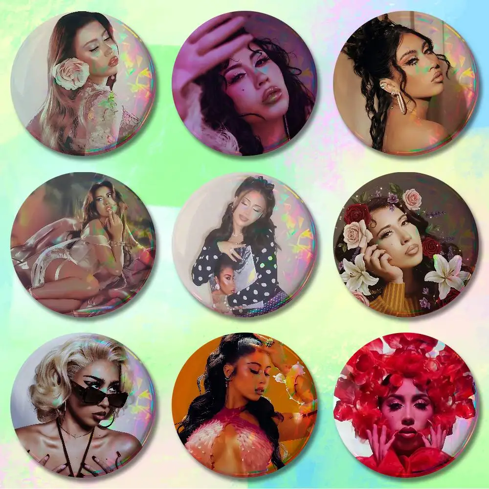 

K-Kali U-Uchis Sincerely Custom Badges 75mm 44mm 25mm Brooch Backpack Hat Enamel Pins Accessories Toys Gifts