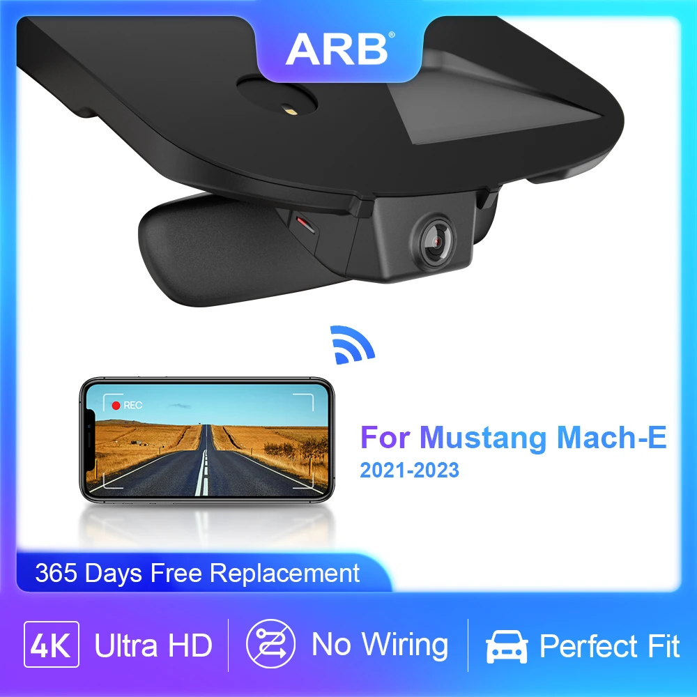 Dash Cam for Ford Mustang Mach E 2023 2022 2021, ARB Car DVR for Mustang Mach-E WIFI Connection