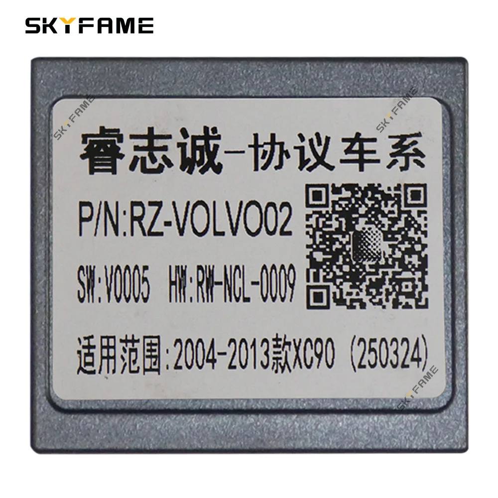 SKYFAME-Adaptador de arnés de cableado de 16 pines para coche, decodificador de caja Canbus, Cable de alimentación de Radio Android para Volvo XC90 S90 V90 OD-OLO-02