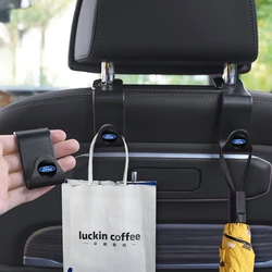 2Pcs Car Interior Portable Seat Back Hooks For Ford Focus Fiesta Puma Ranger Kuga MK7 MAX F150 Mondeo