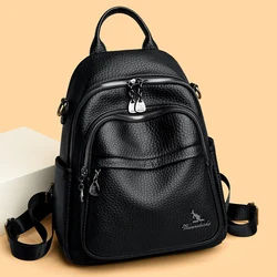 Luxury Brand Women's Designer Backpack 2024 Exquisite Hardware Logo Backpacks Multi Functional Large Capacity Book Bag Sac A Dos