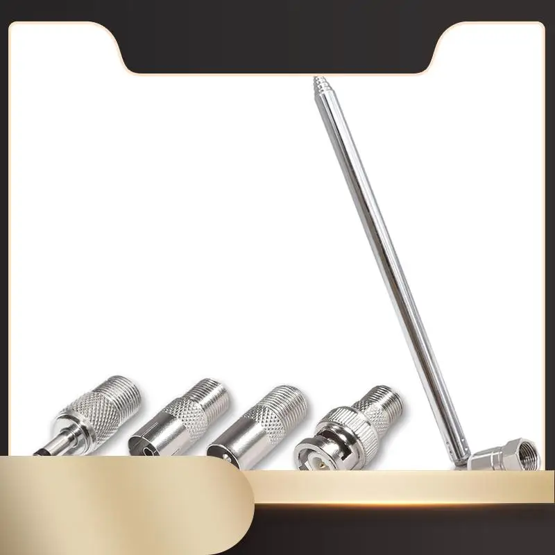 

N36R-1Set стержневая антенна 3,5 мм адаптер FM-радио антенна замена телескопический F-тип штекерный разъем AV стереоприемник