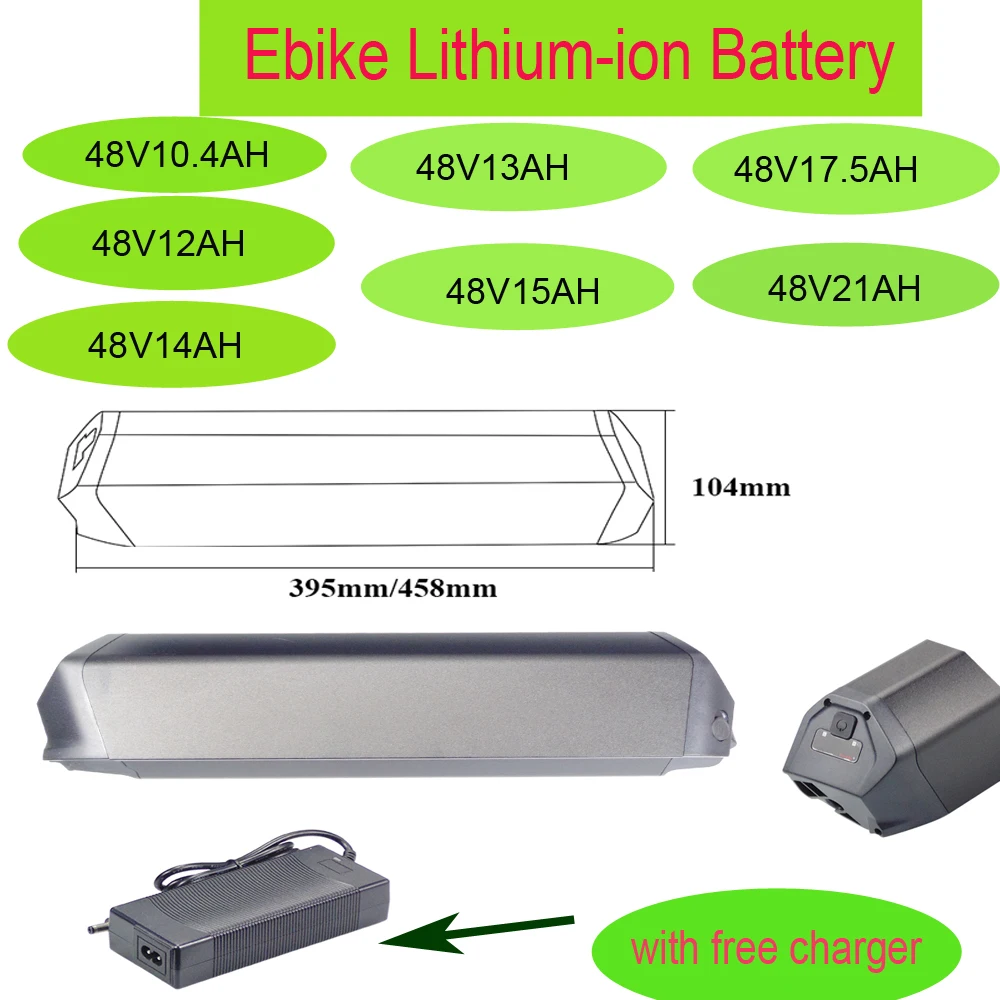 Dorado GlareWheel EB-PR Hoverbot B-5 X-Rider CB-5 Range FB-2 CB-1 ebike Battery 48V 10.4AH for JOBOBIKE Robin ST KBO Tornado