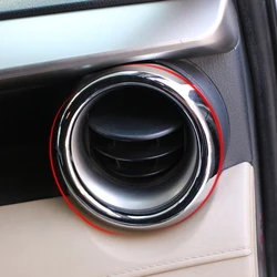 ABS Chrome Air Vent Outlet Cover for Toyota Rav4 2013 - 2017 RAV 4 Air Conditioning Panel Covers Trim Sticker Accessories
