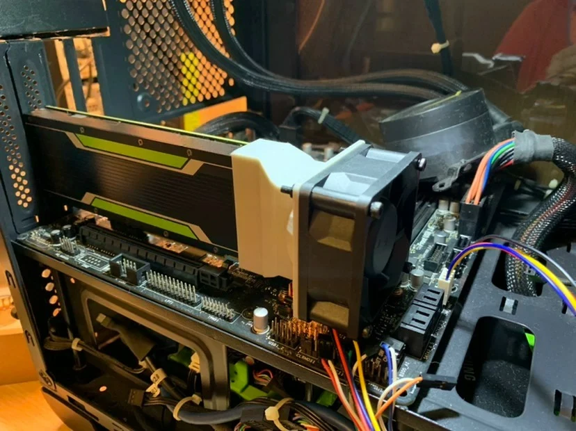 New 60mm Cooling Fan for NVIDIA for Tesla P4 M4 T4 Low-Profile GPU