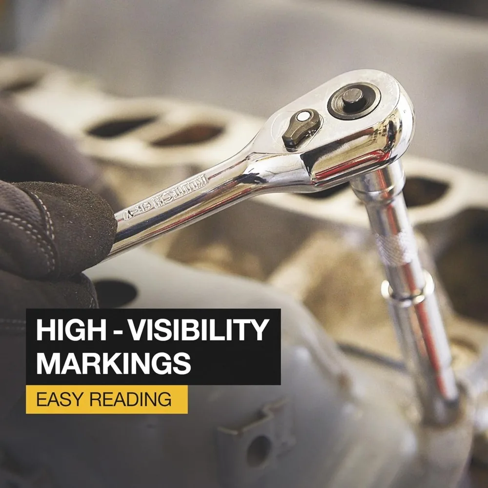 مجموعة أدوات الميكانيكي 245 قطعة 1/4 3/8 1/2 بوصة مجموعة مقابس القيادة مع أدوات السيارات #4