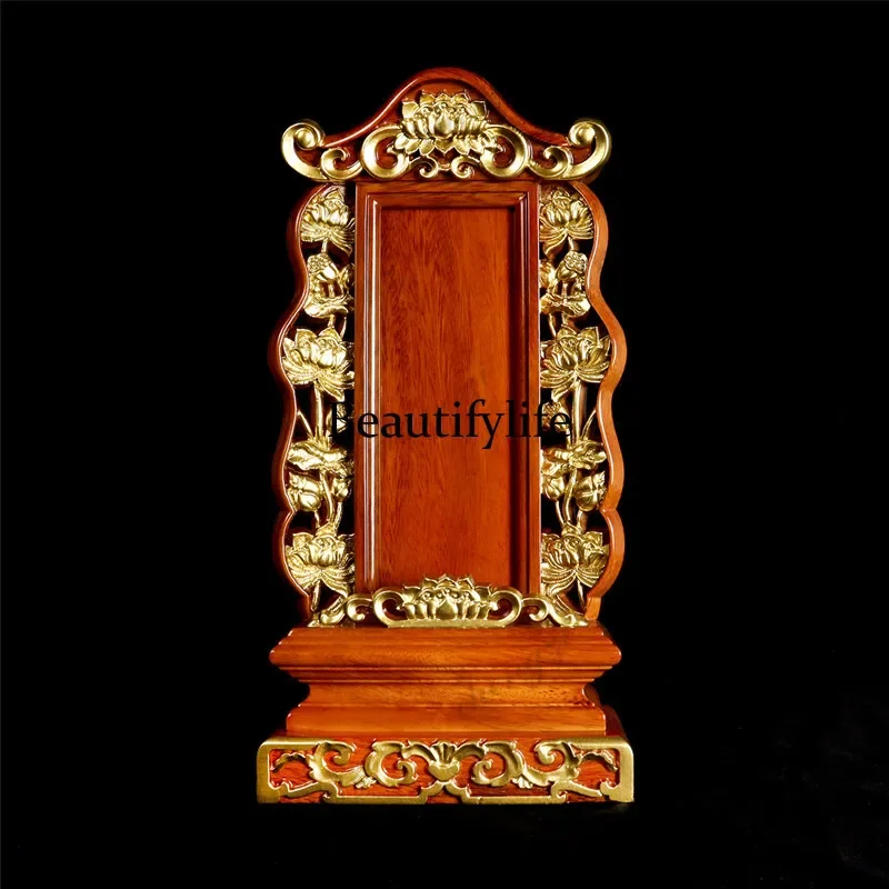 DD182Spirit master card ancestral ranking card household mahogany ancestral hall god master card