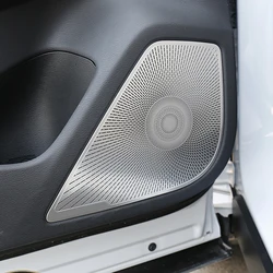 For Mitsubishi Outlander 2022 2023 2024 Car Door Audio Speaker Loudspeaker Frame Horn Decoration Cover Trim Interior Accessories