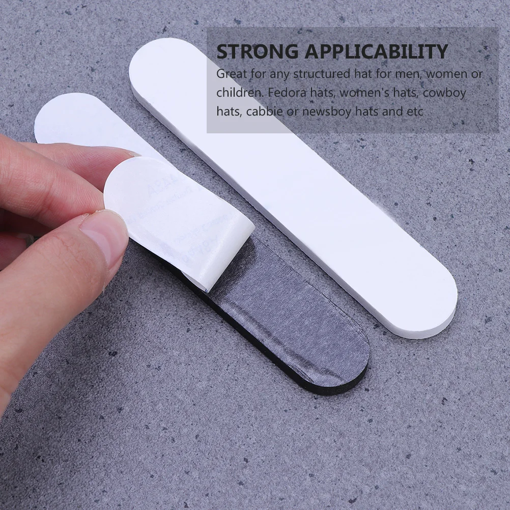 

48pcs Hat Pad Size Reducer Tape Sticker EVA Saver Headband Bracelet Baseball Cap Sweatband Adjustable Lightweight