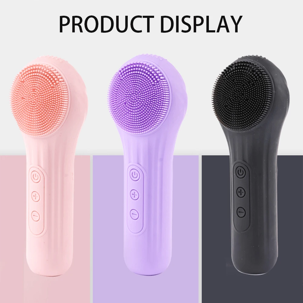 Sonics Facial Cleanser Waterproof Silicone Facial Cleansing Brush For All Skin Type