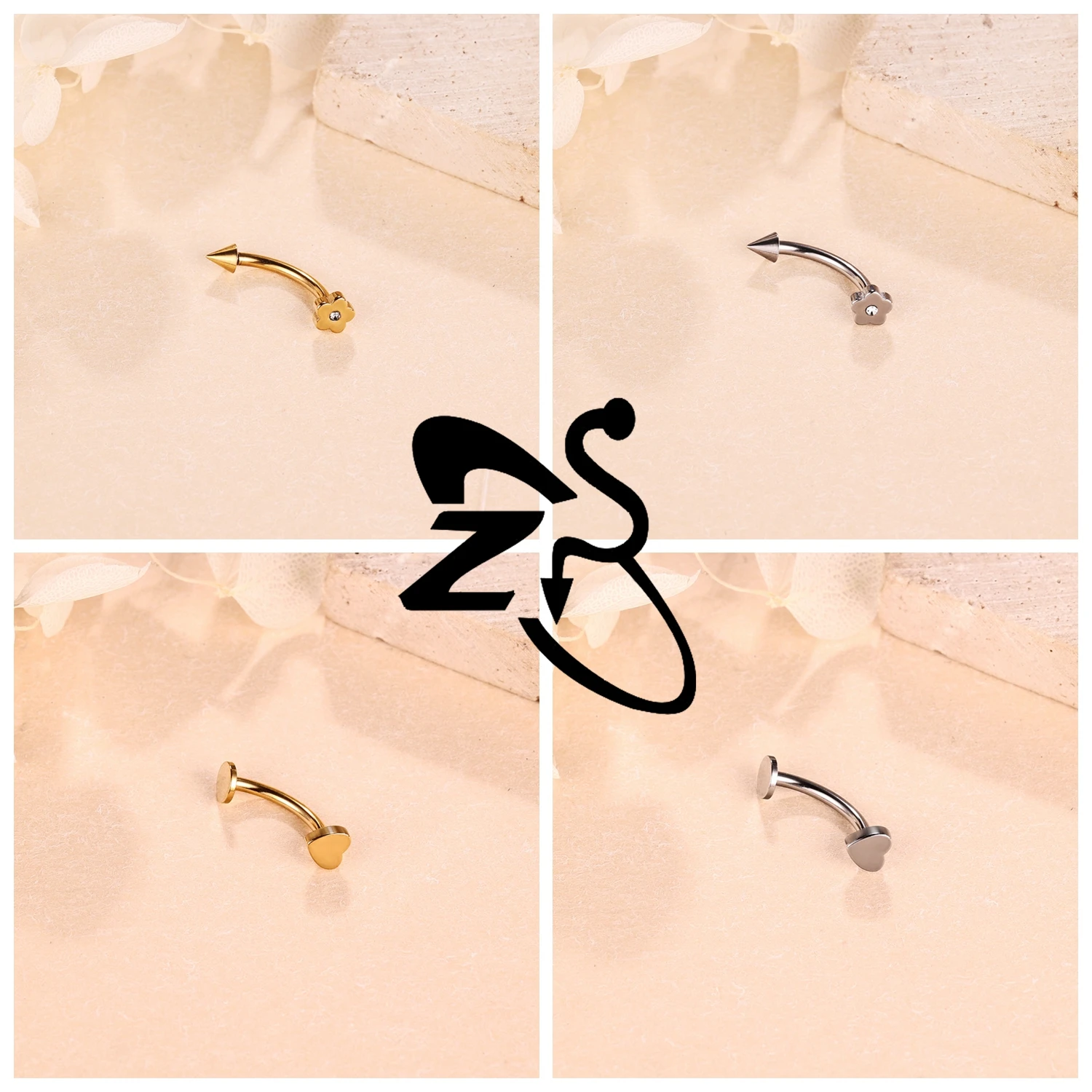 ZS 1 قطعة 16 جرام الفولاذ المق - مراجعة Zs Body Jewelry وسعره