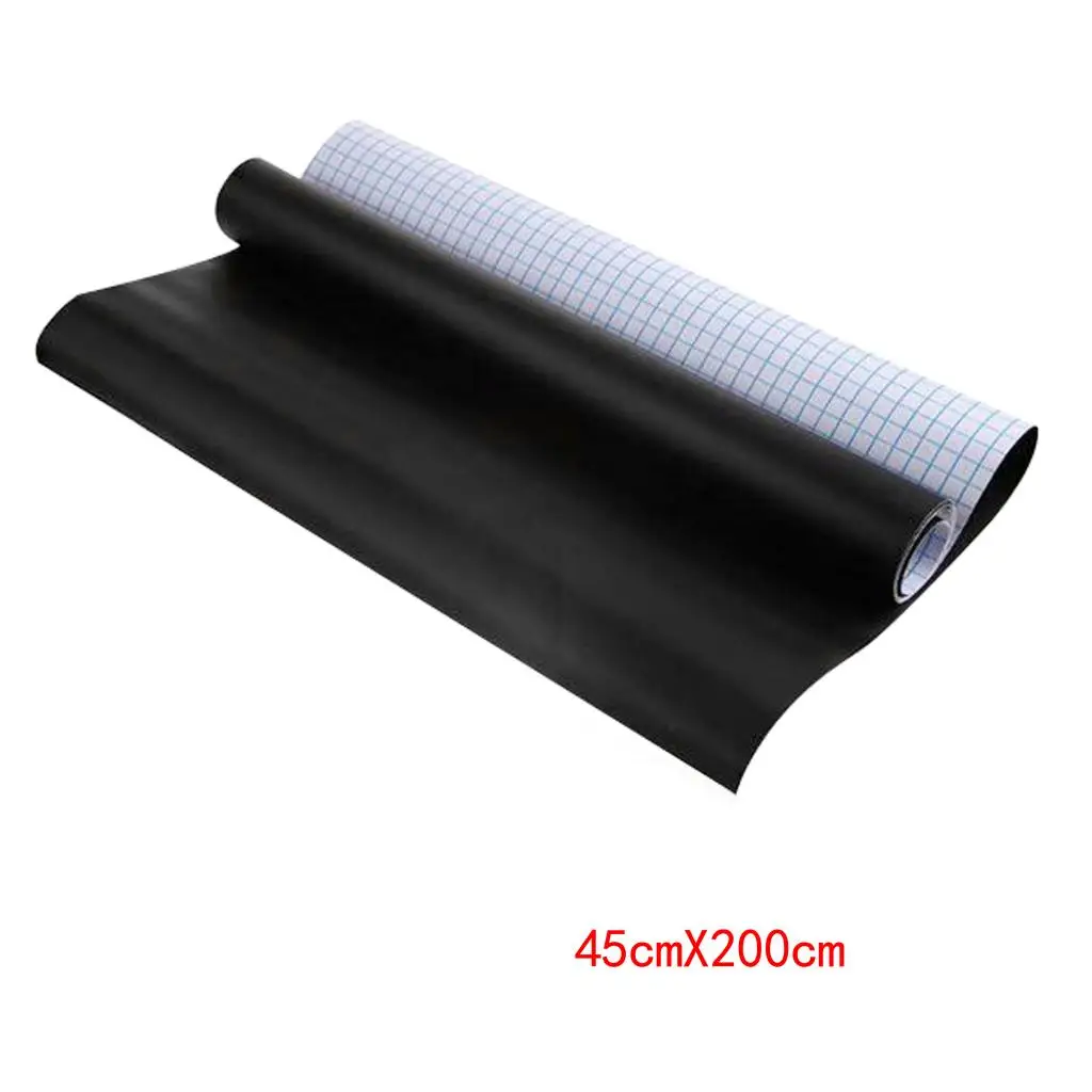 Chalkboard Contact Paper Roll Waterproof PVC Blackboard Decal for Homeschooling Menu Board Label Schedule Presentation