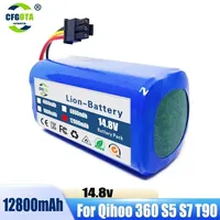 For Qihoo 360 S5 S7 S7Pro T90 X9 12800mAh 14.8v Robotic Vacuum Cleaner Replacement Batteries