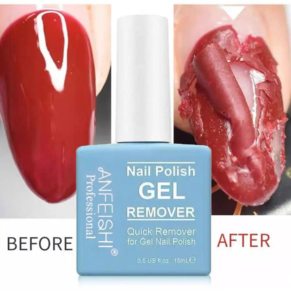 Removedor mágico de esmalte de uñas en Gel UV, eliminador de esmalte de uñas en Gel, removedor de esmalte de barniz semipermanente, 15ml