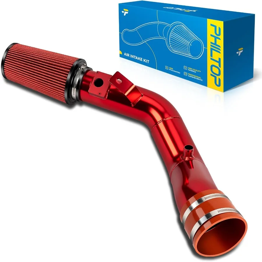 نظام أدوات دخول الهواء البارد عالي الأداء مقاس 3.7 بوصة لمحركات F250/F350/F450/F550 Super Duty 2003-2007 V8 6.0L والرحلات 200 #1