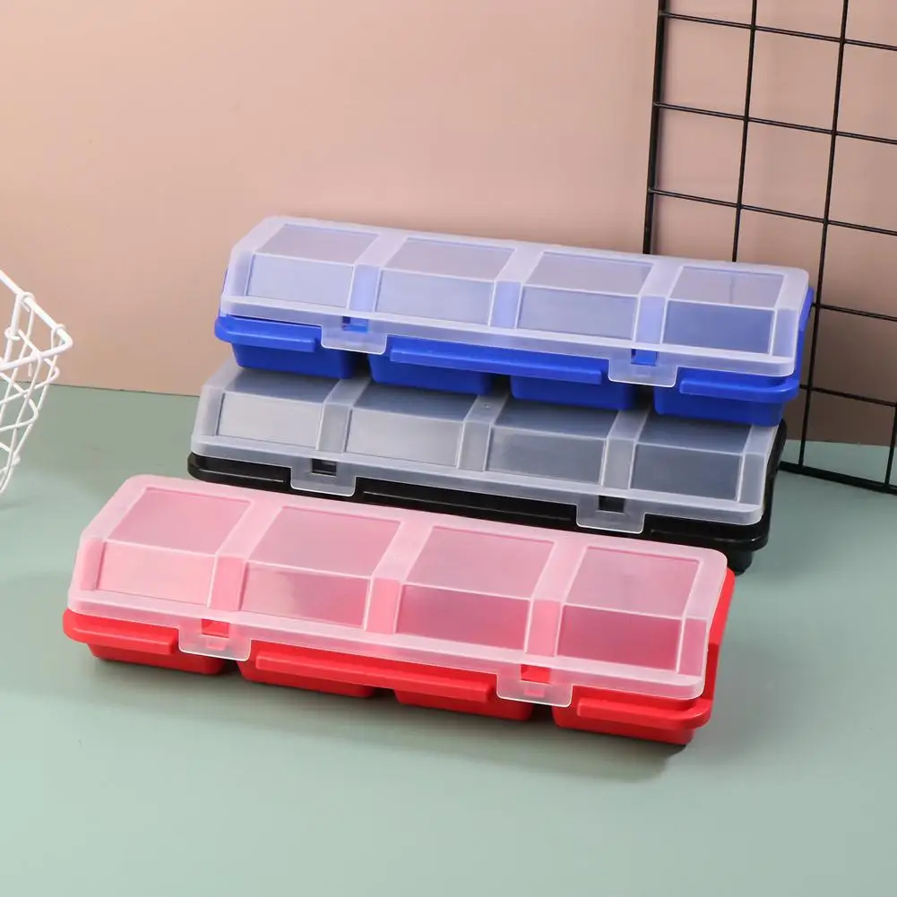 Multi-Compartment Organizer Box For Screws Small Parts Durable Plastic Hardware Storage Miscellaneous Storage Case