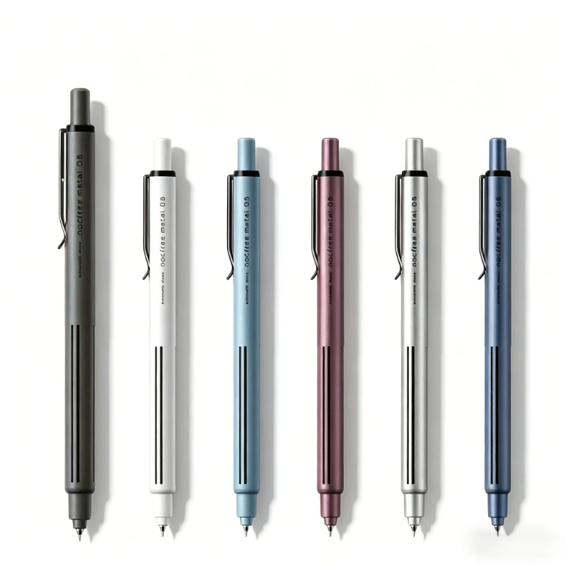 

Japanese Luxury Sunstar Automatic Pencil Without Press NOCRFEE Aluminum Metal Continuous Core Smooth AMechanical Pencils 0.5