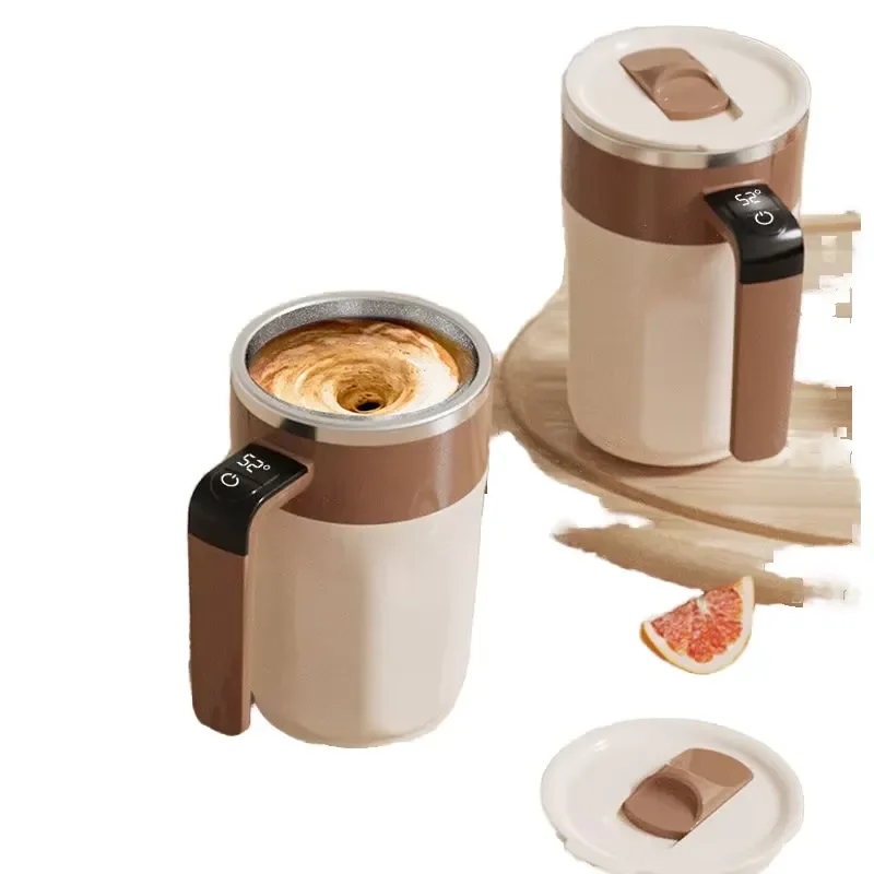 Smart Self Stirring Coffee Mug Bluetooth Stainless Steel Electric Magnetic Auto Cup USB Rechargeable 6-12H Heat Preservation